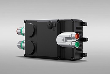 Decentralized Servo Drives with Hybrid Cable Connection